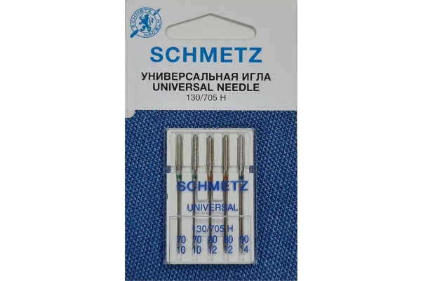 Иглы Schmetz универсальные (70x2, 80x2, 90x1), 5 шт в Каменке