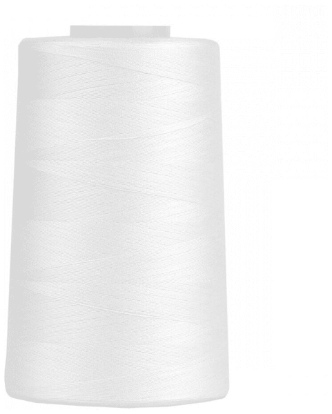 Нитки Sewing Thread 40/2 5000 ярд. цвет - белый 100% п/э в Каменке